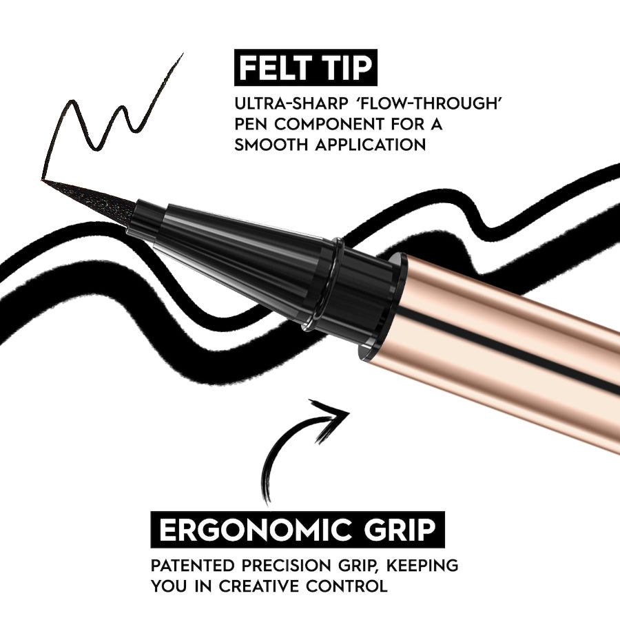 PrecisionPro Waterproof Eyeliner – Define Your Look with Flawless Lines