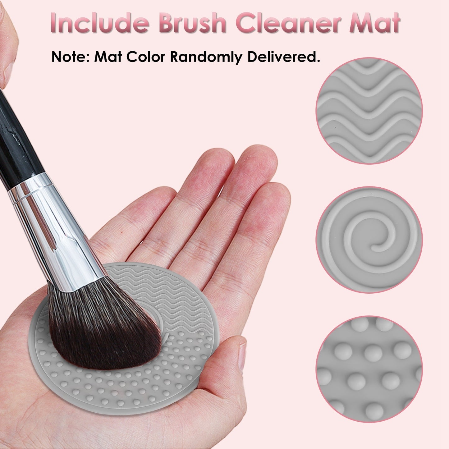 USB-Powered 4-in-1 Auto Makeup Brush Cleaner with UV Sterilizer
