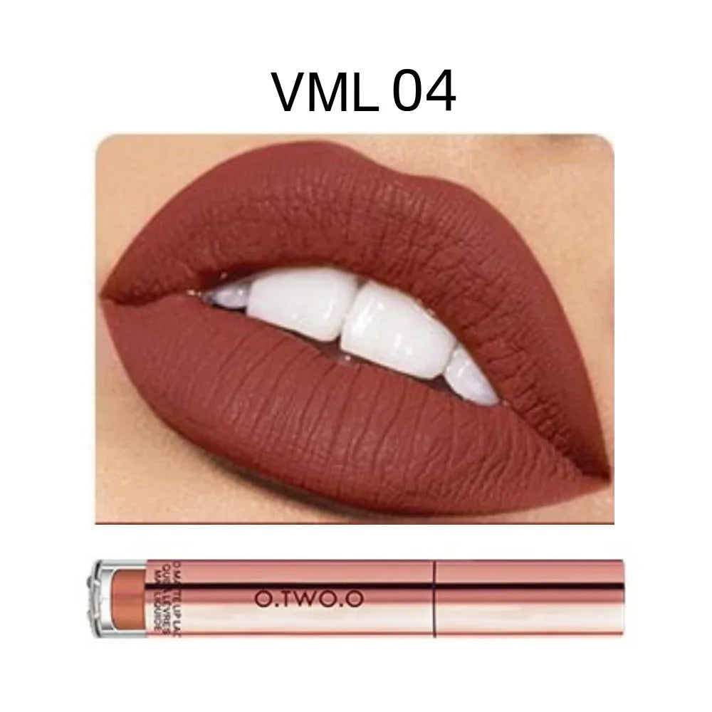 Velvet Matte Lipstick Collection – 12 Colors, Waterproof & Smudge-Proof
