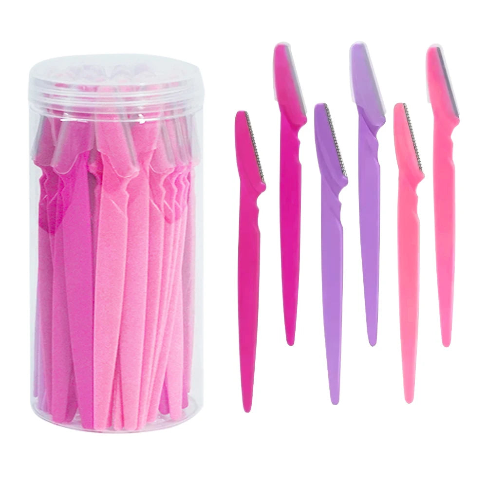 30PCS Precision Eyebrow & Facial Razors – Smooth, Safe & Salon-Style Grooming