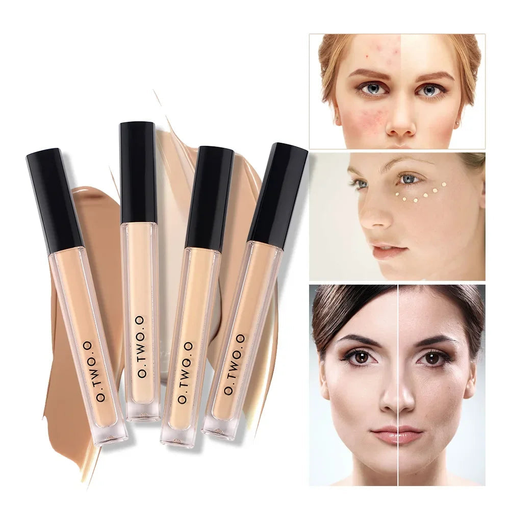 4-Color Liquid Contour & Concealer Palette for Flawless Skin