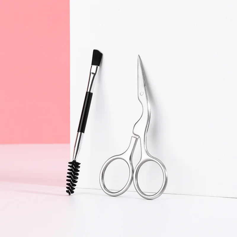 17-in-1 Eyebrow Trimmer Set – Razors, Scissors, Tweezers & Grooming Tools for Perfect Brows