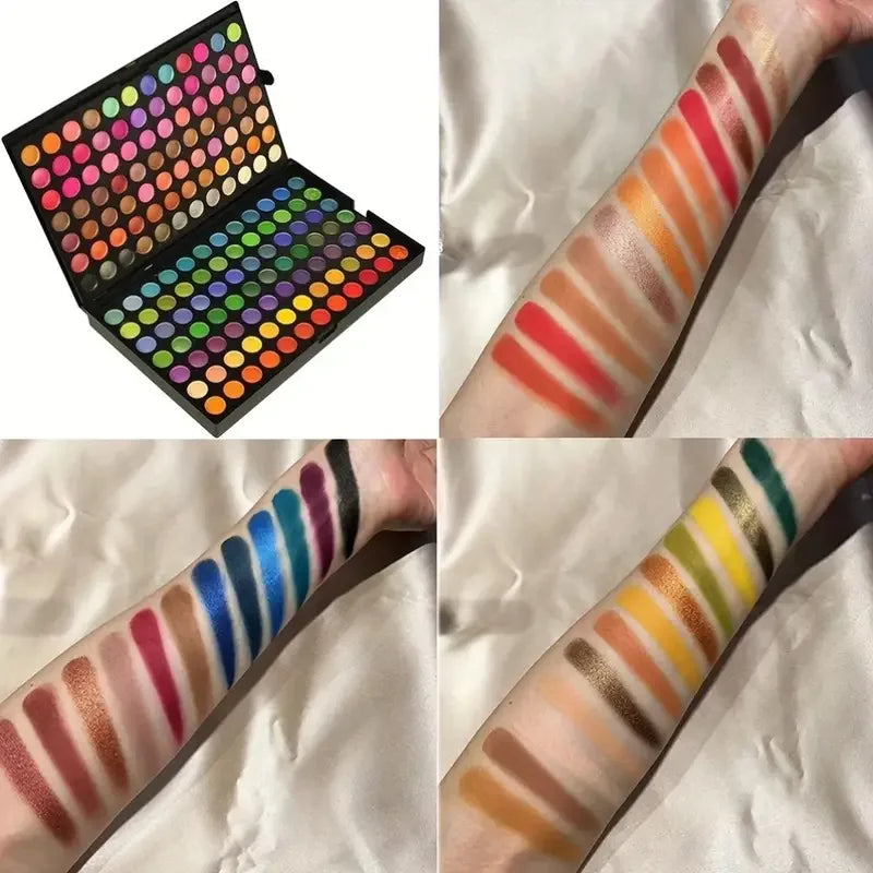 All-in-One 252-Color Eyeshadow Palette – Endless Matte & Metallic Looks!