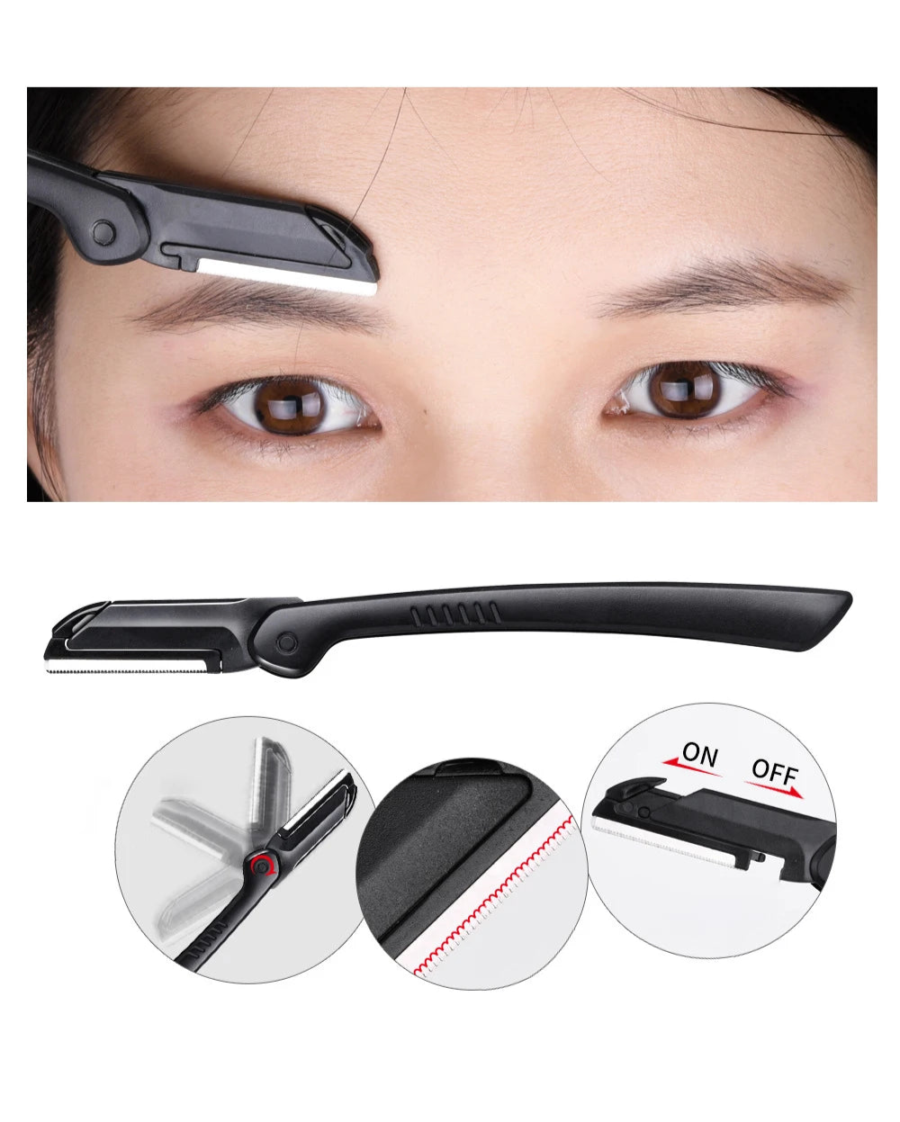 17-in-1 Eyebrow Trimmer Set – Razors, Scissors, Tweezers & Grooming Tools for Perfect Brows
