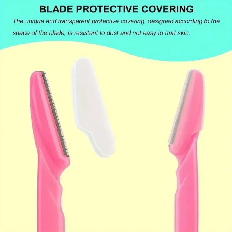 30PCS Precision Eyebrow & Facial Razors – Smooth, Safe & Salon-Style Grooming