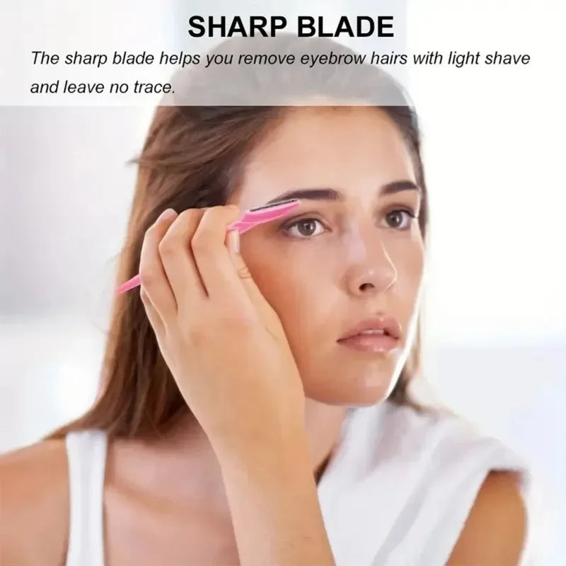30PCS Precision Eyebrow & Facial Razors – Smooth, Safe & Salon-Style Grooming