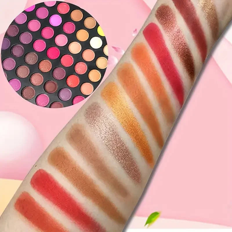 All-in-One 252-Color Eyeshadow Palette – Endless Matte & Metallic Looks!