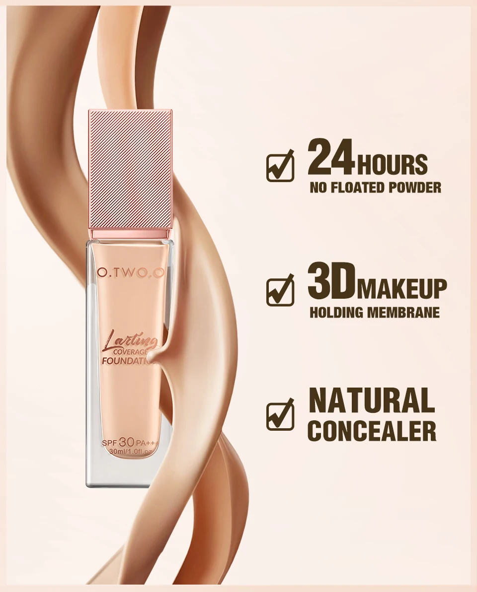 Liquid Coverage Foundation – Matte, Long-Lasting & Waterproof