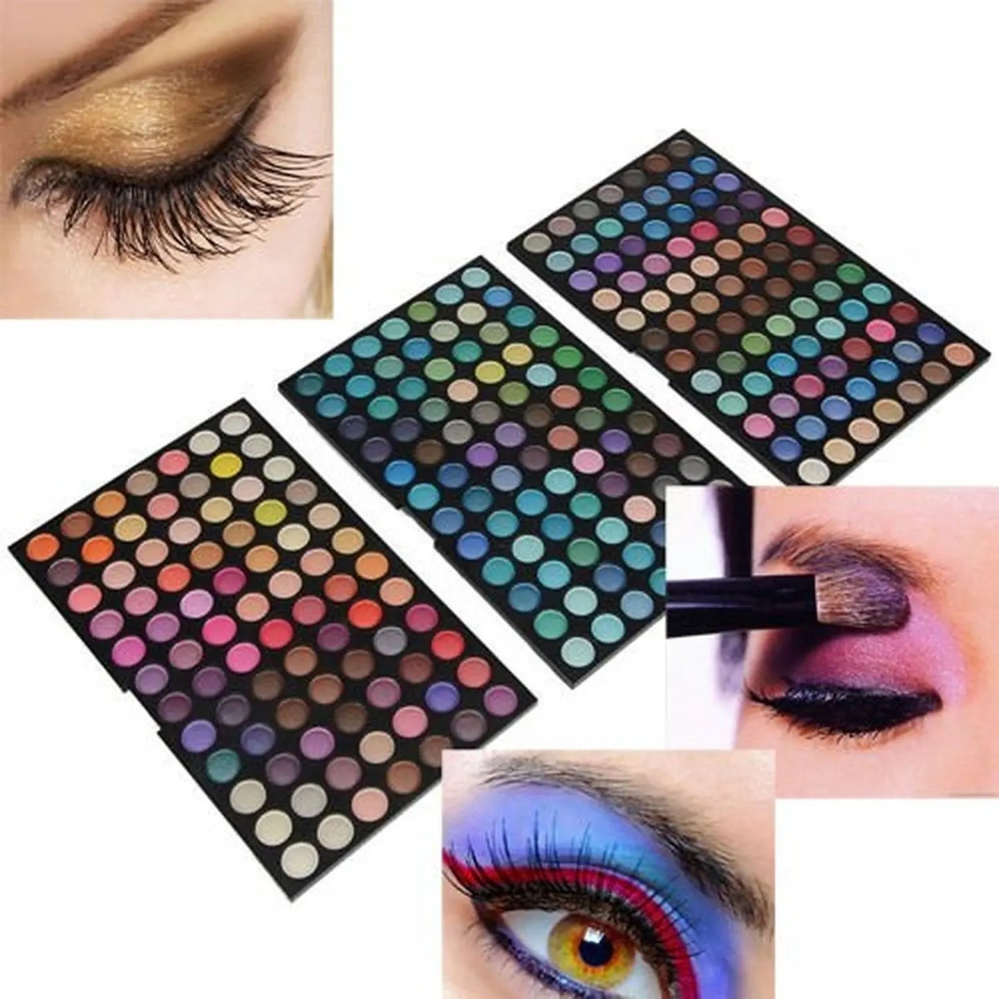 All-in-One 252-Color Eyeshadow Palette – Endless Matte & Metallic Looks!