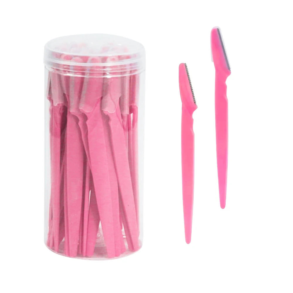 30PCS Precision Eyebrow & Facial Razors – Smooth, Safe & Salon-Style Grooming