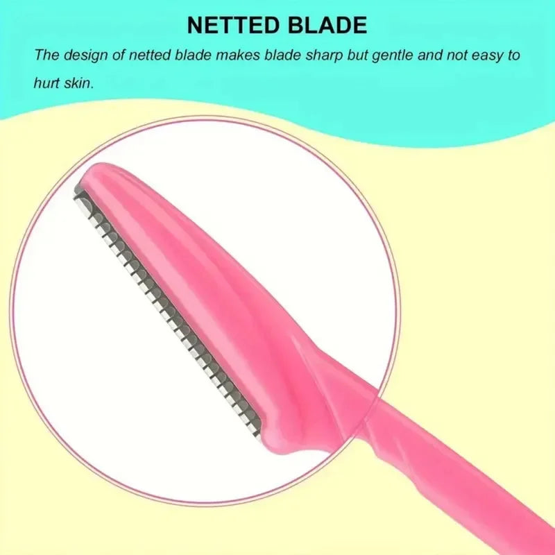 30PCS Precision Eyebrow & Facial Razors – Smooth, Safe & Salon-Style Grooming