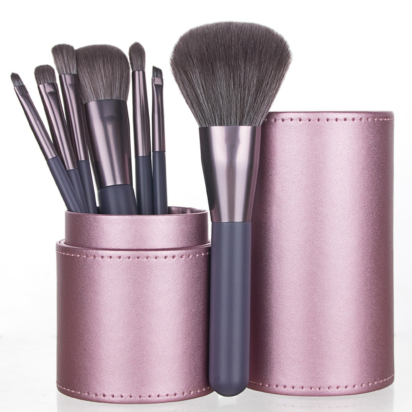 7-Piece Mini Makeup Brush Set – Portable Travel Beauty Kit