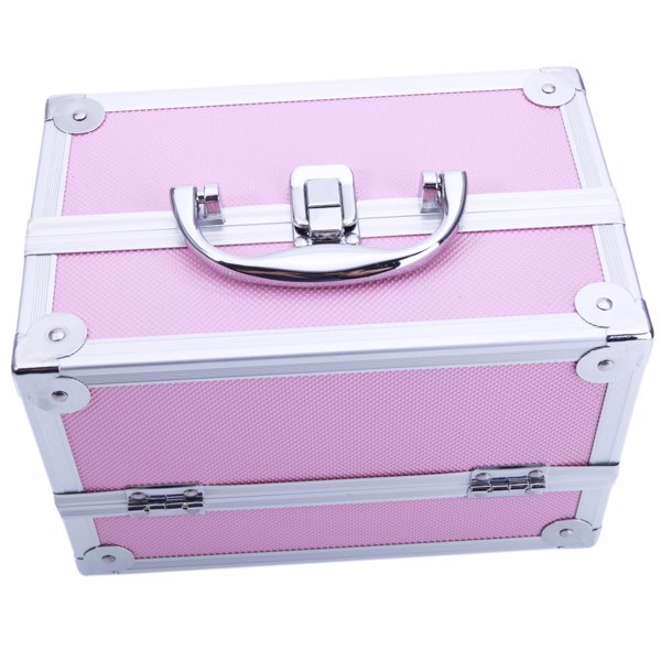 Glow On-the-Go: The Ultimate Aluminum Makeup Train Case