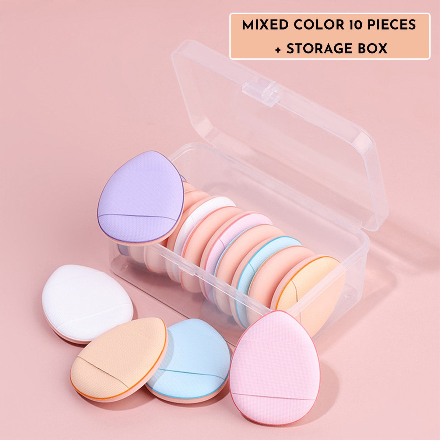 Mini Cushion Puff Set – Travel-Friendly Makeup Sponges for Flawless Blending