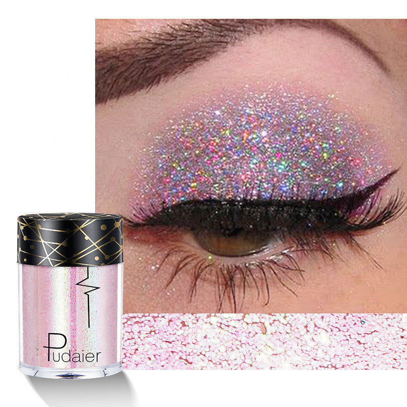 Mermaid Glow Monochrome Glitter Eyeshadow – Starry Sky Sparkle with Sequin Shine