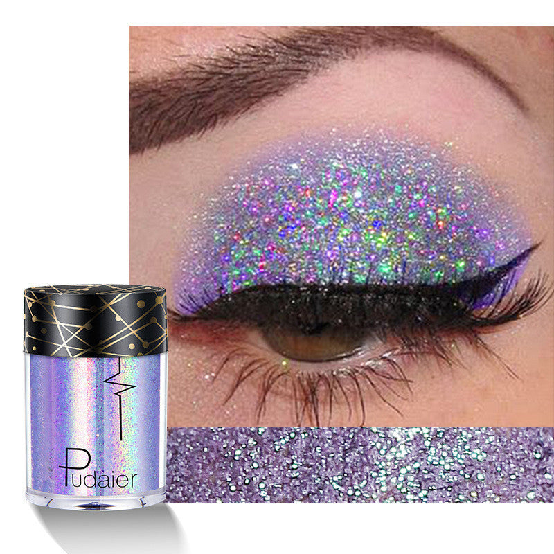 Mermaid Glow Monochrome Glitter Eyeshadow – Starry Sky Sparkle with Sequin Shine