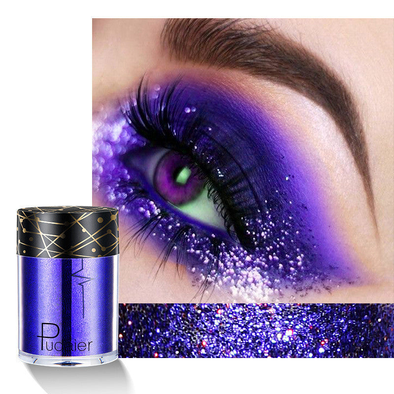 Mermaid Glow Monochrome Glitter Eyeshadow – Starry Sky Sparkle with Sequin Shine