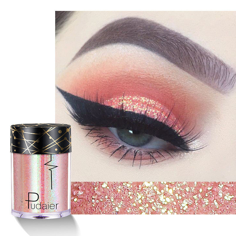 Mermaid Glow Monochrome Glitter Eyeshadow – Starry Sky Sparkle with Sequin Shine
