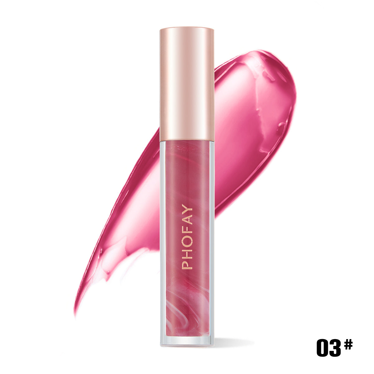 Rose Bloom Hydrating Lip Gloss – Lush Shine & Nourishing Care