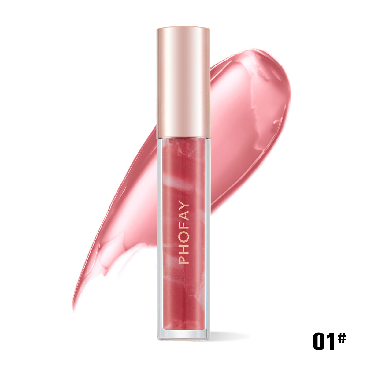 Rose Bloom Hydrating Lip Gloss – Lush Shine & Nourishing Care