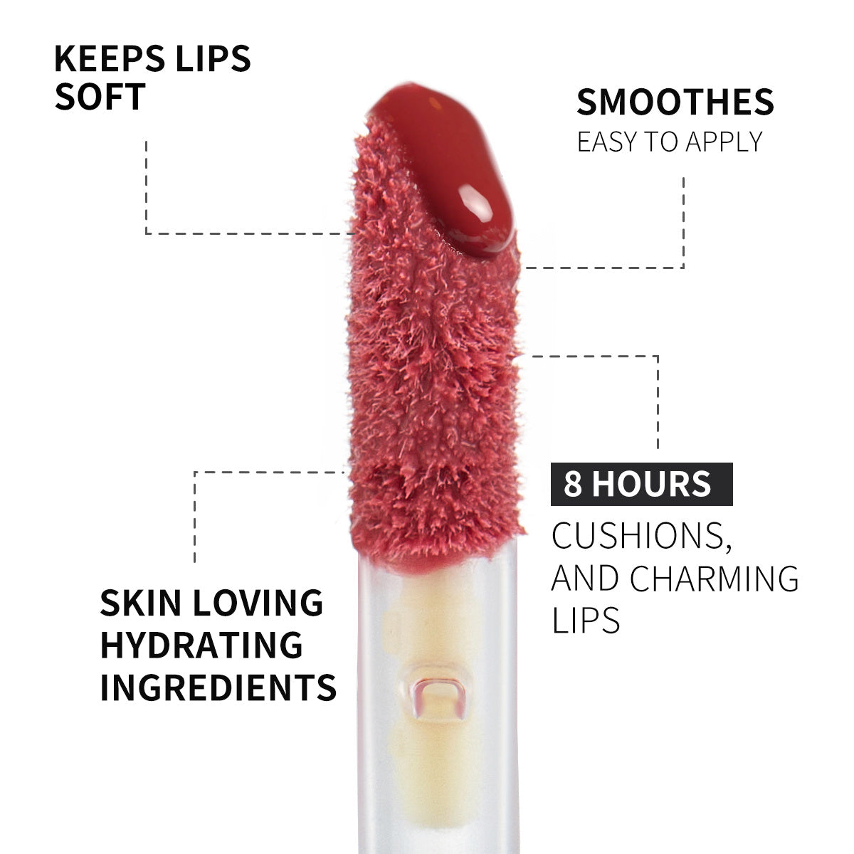Rose Bloom Hydrating Lip Gloss – Lush Shine & Nourishing Care