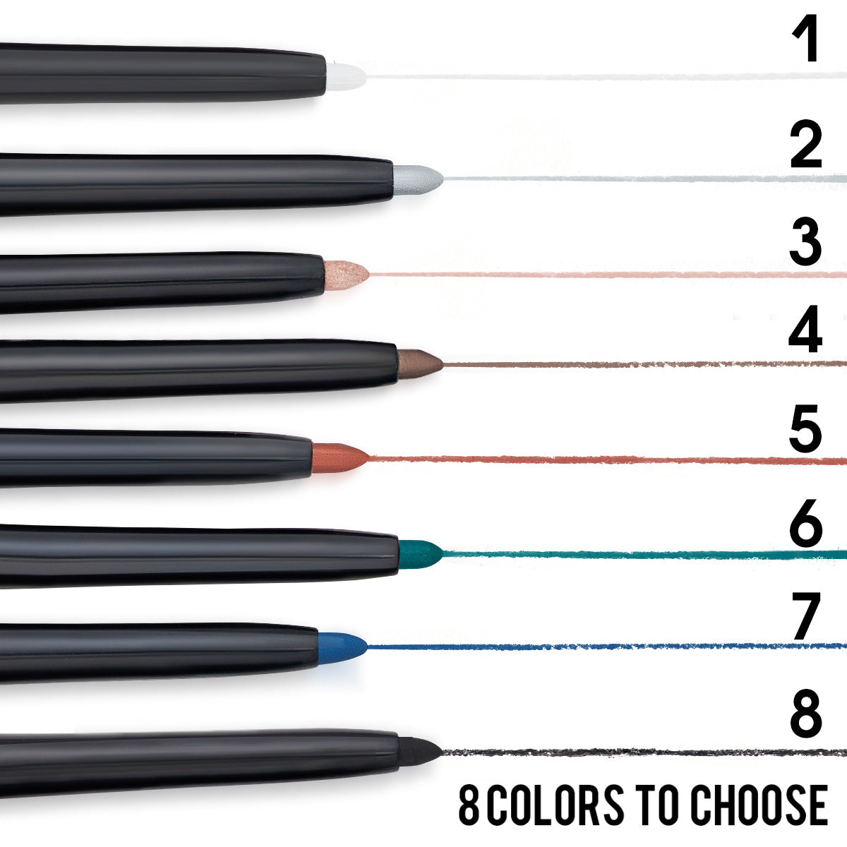 Color That Won’t Quit: Waterproof Eyeliner in Every Shade