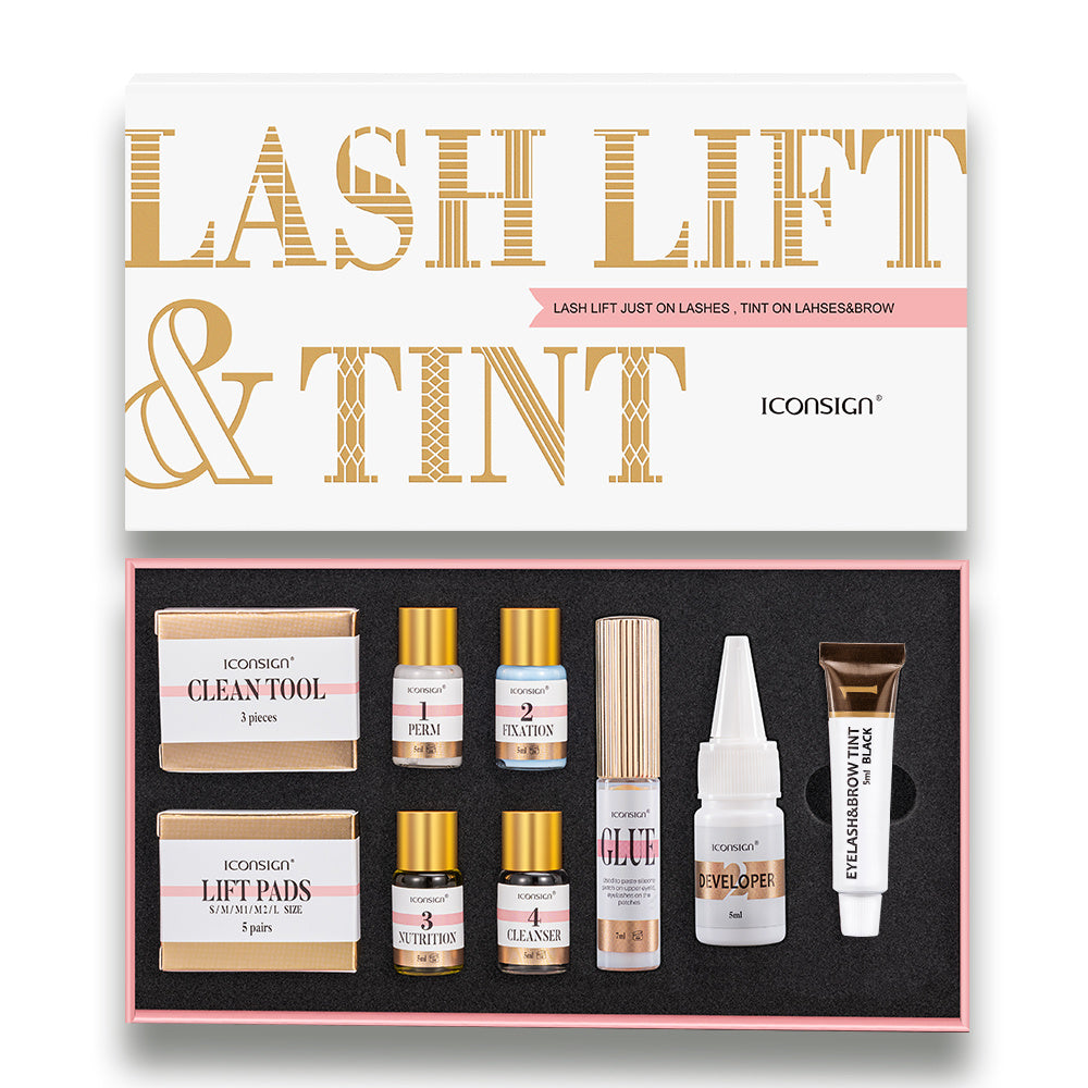 Stay Flawless: Lash Lift + Brow Tint Kit with 6–8 Week Wear