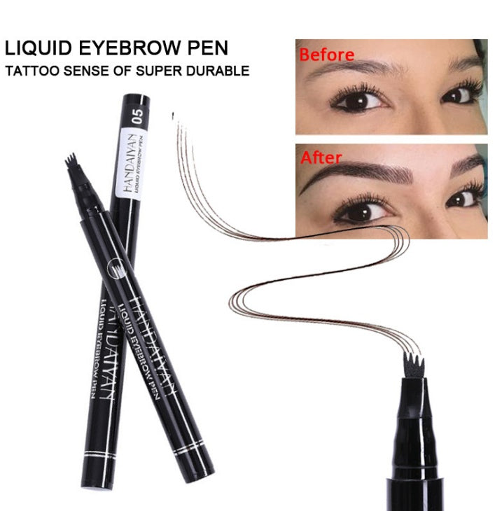Unlock Perfect Brows in Seconds! ✨ Waterproof Microblading Eyebrow Pencil