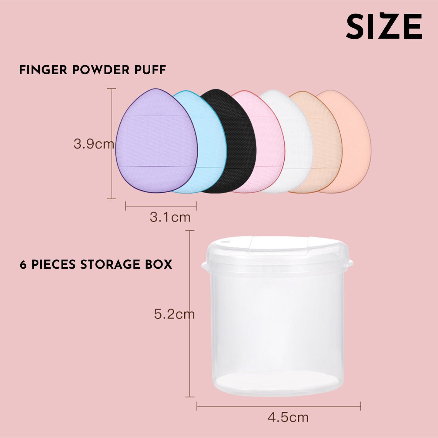 Mini Cushion Puff Set – Travel-Friendly Makeup Sponges for Flawless Blending