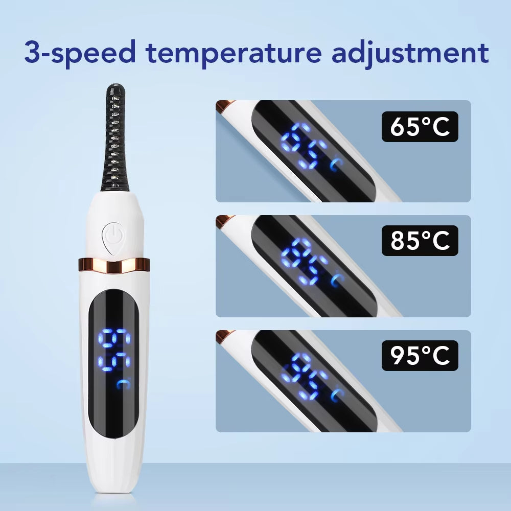 Lash Lift Pro – Heated Curler with 3 Temps & Digital Display