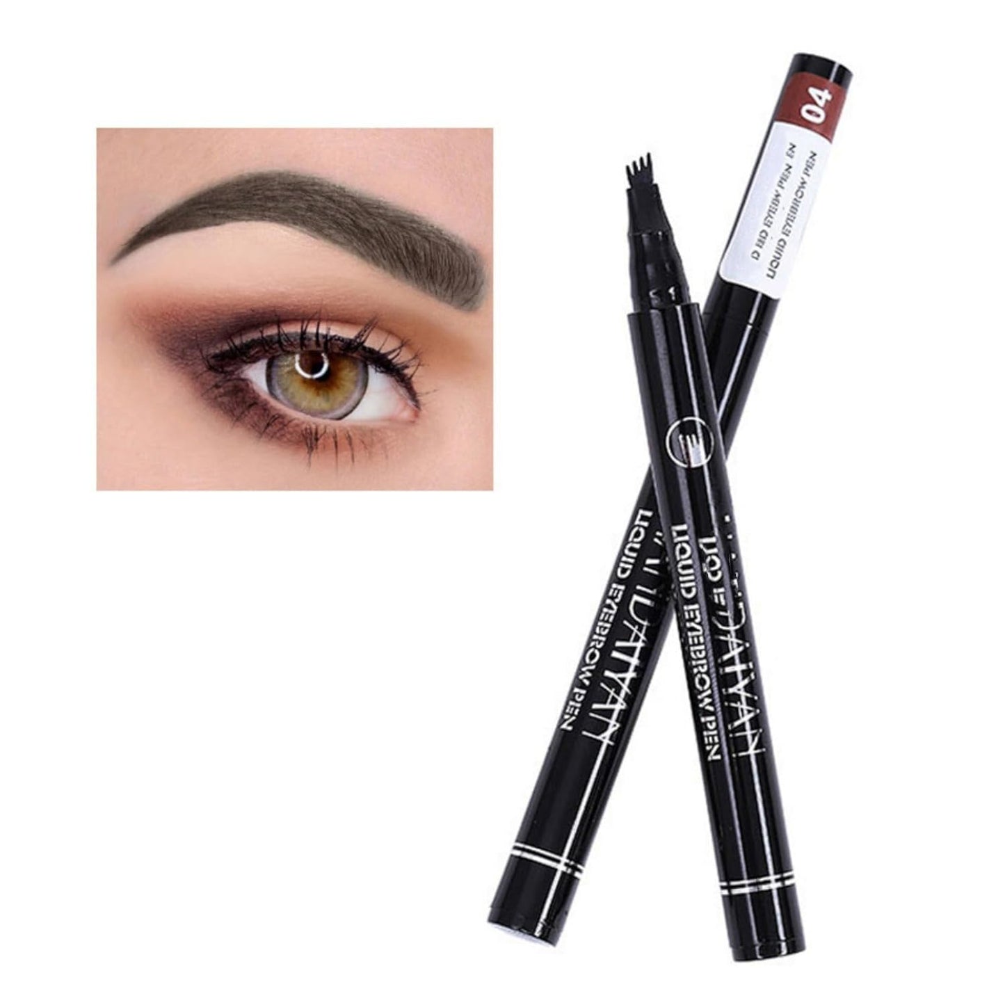 Unlock Perfect Brows in Seconds! ✨ Waterproof Microblading Eyebrow Pencil