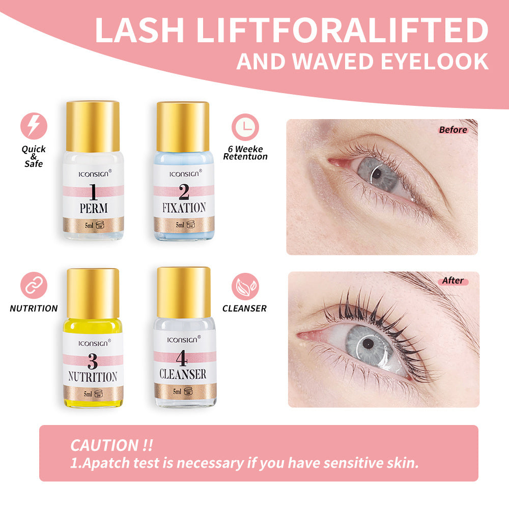 Stay Flawless: Lash Lift + Brow Tint Kit with 6–8 Week Wear