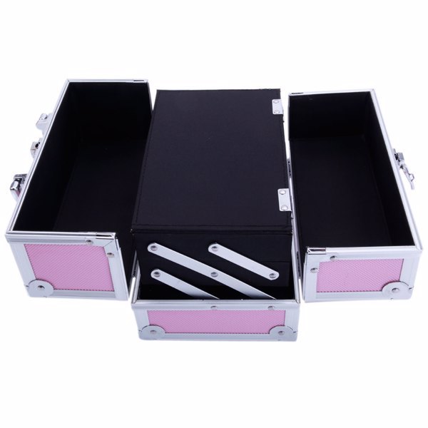Glow On-the-Go: The Ultimate Aluminum Makeup Train Case