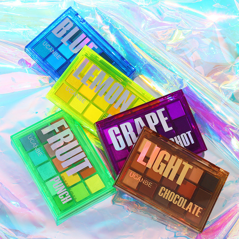 Sweet Party Neon Eyeshadow Palette – 15 Shimmer, Glitter & Matte Metallic Shades for Bold, Blendable Looks