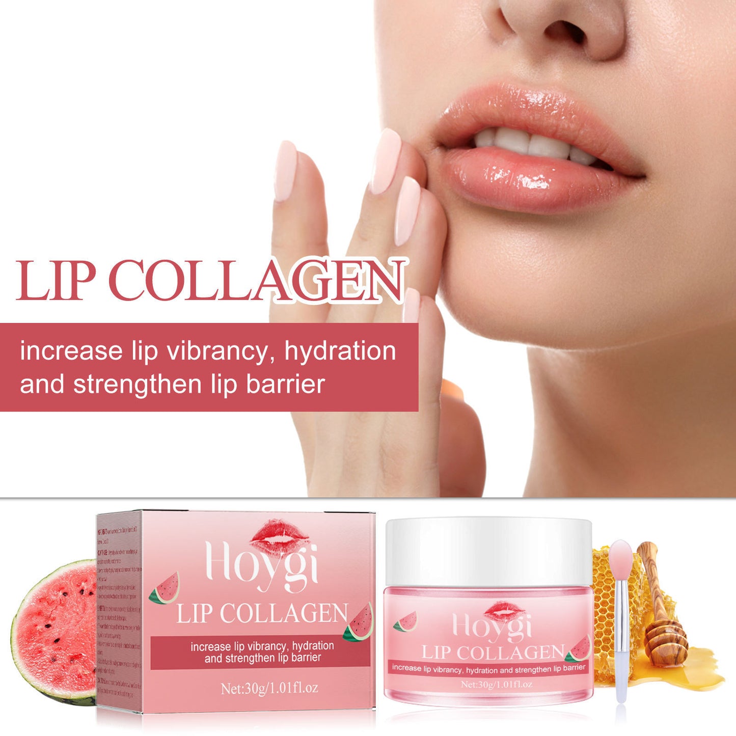 Hydrating Watermelon Lip Balm – Smooth, Shine & Protect
