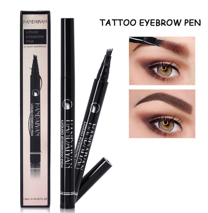 Unlock Perfect Brows in Seconds! ✨ Waterproof Microblading Eyebrow Pencil
