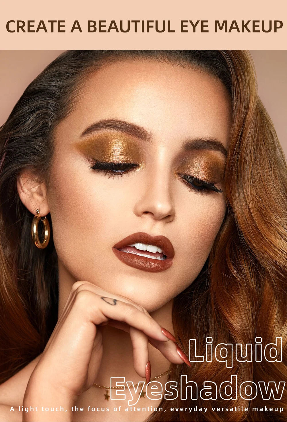 Double-End Glitter & Matte Eyeshadow Stick – Waterproof Bicolor Beauty Tool!