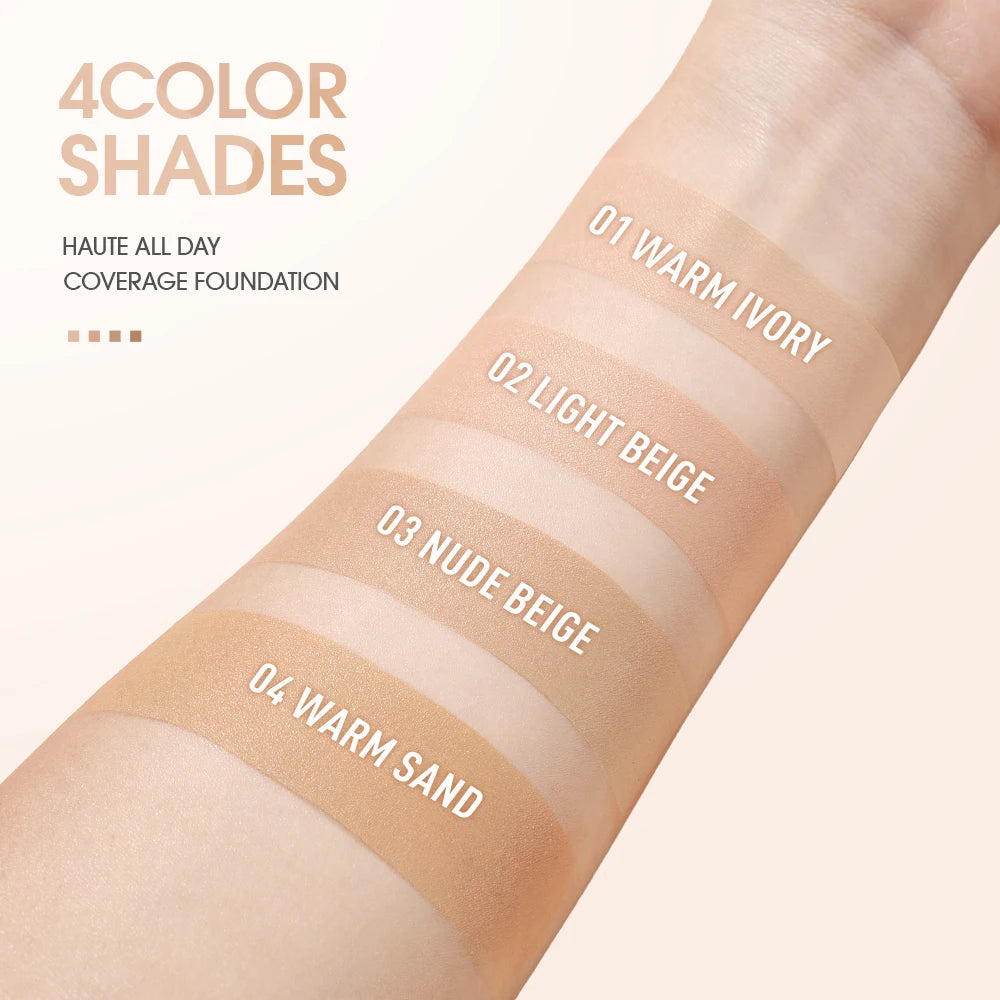 Liquid Coverage Foundation – Matte, Long-Lasting & Waterproof