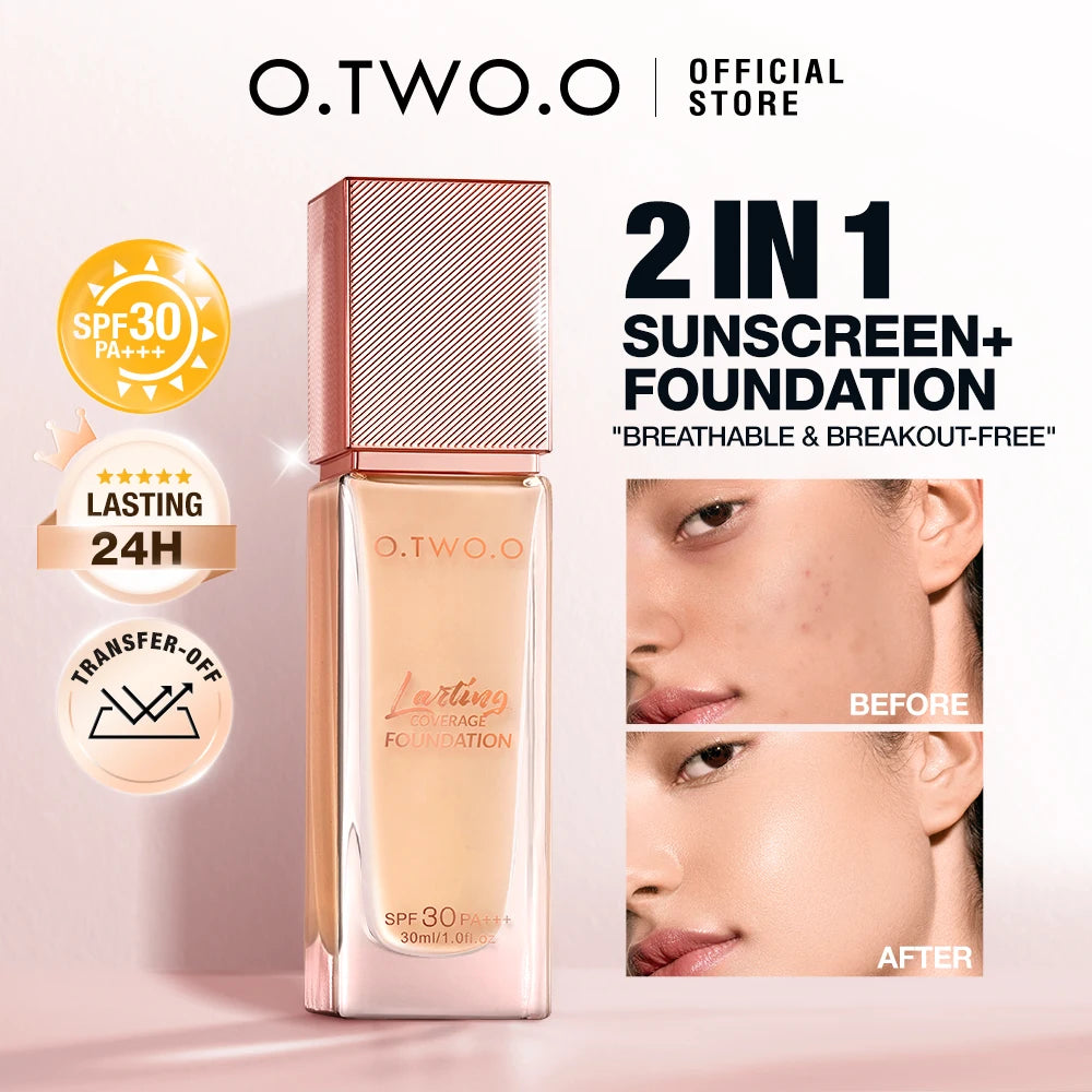 Liquid Coverage Foundation – Matte, Long-Lasting & Waterproof