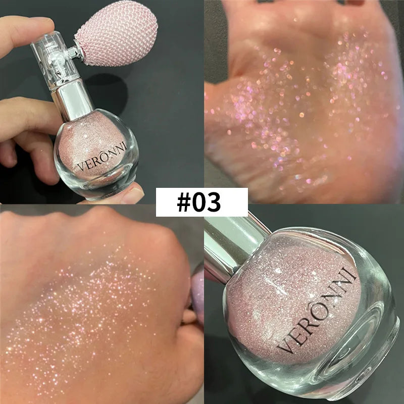 Turn Heads with 4-Color Diamond Glow – Waterproof Glitter Highlighter Spray