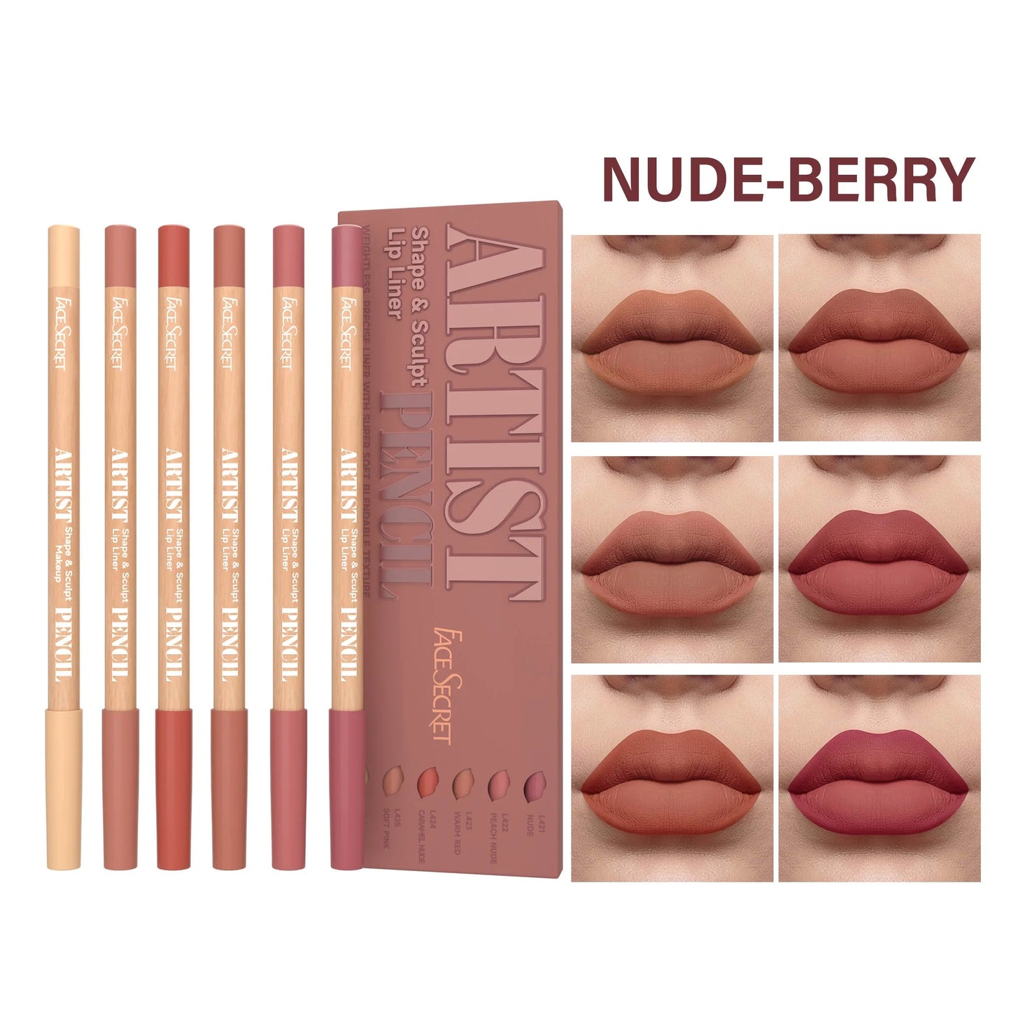 Waterproof Lip Liner Pencil – Long-Lasting, Smudge-Proof Precision