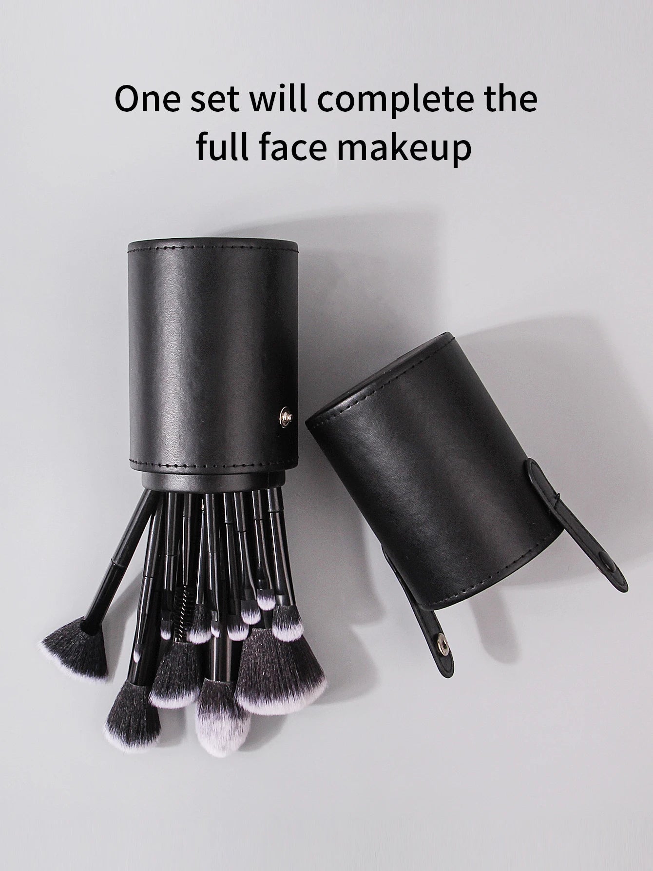 Pro Black Makeup Brush Set – Flawless Finish, Every Time