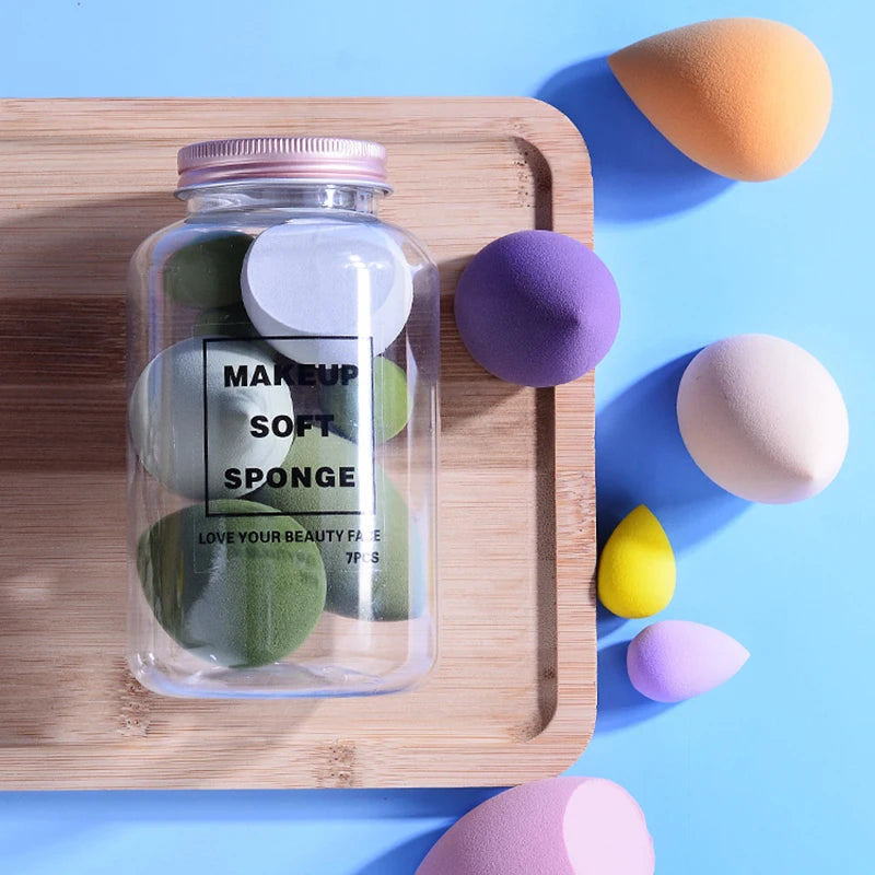 7-Piece Beauty Sponge Kit — Blend Like a Pro, Look Like a Star!