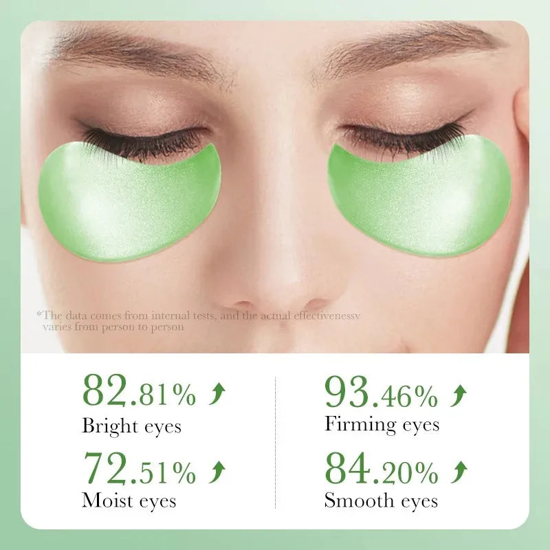 Refreshing Aloe Vera Collagen Eye Patches – 60pcs for Dark Circles & Puffines