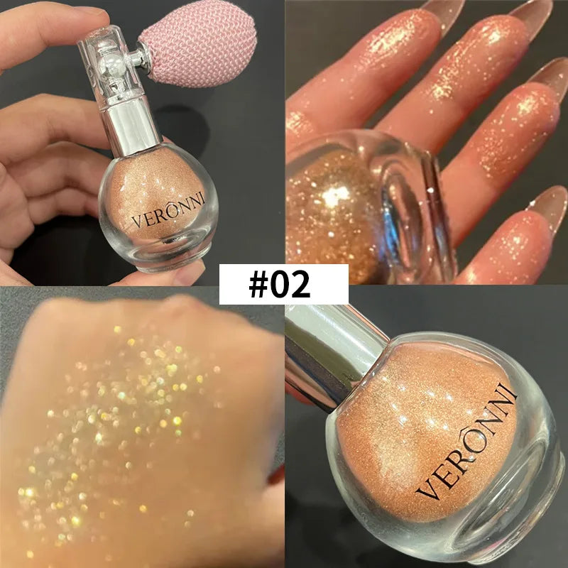 Turn Heads with 4-Color Diamond Glow – Waterproof Glitter Highlighter Spray
