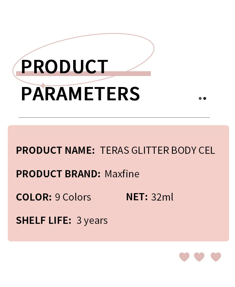 Waterproof Face & Body Sequin Glitter – Festival Glow Essential