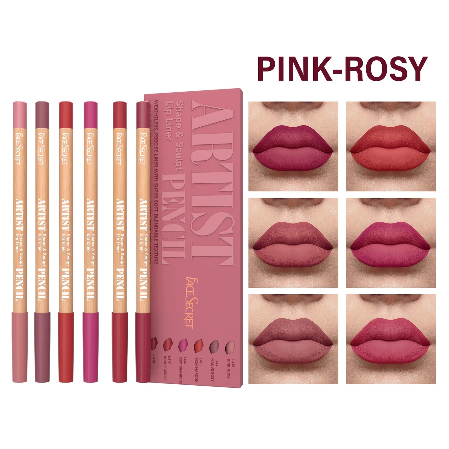 Waterproof Lip Liner Pencil – Long-Lasting, Smudge-Proof Precision