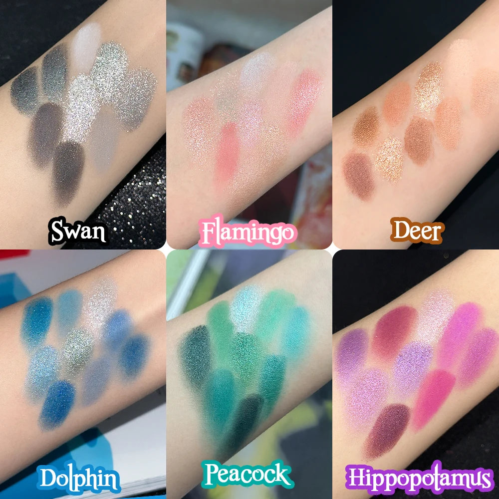 Shimmer & Shine All Day! 9-Grid Long-Lasting Eyeshadow Palette for Women ✨