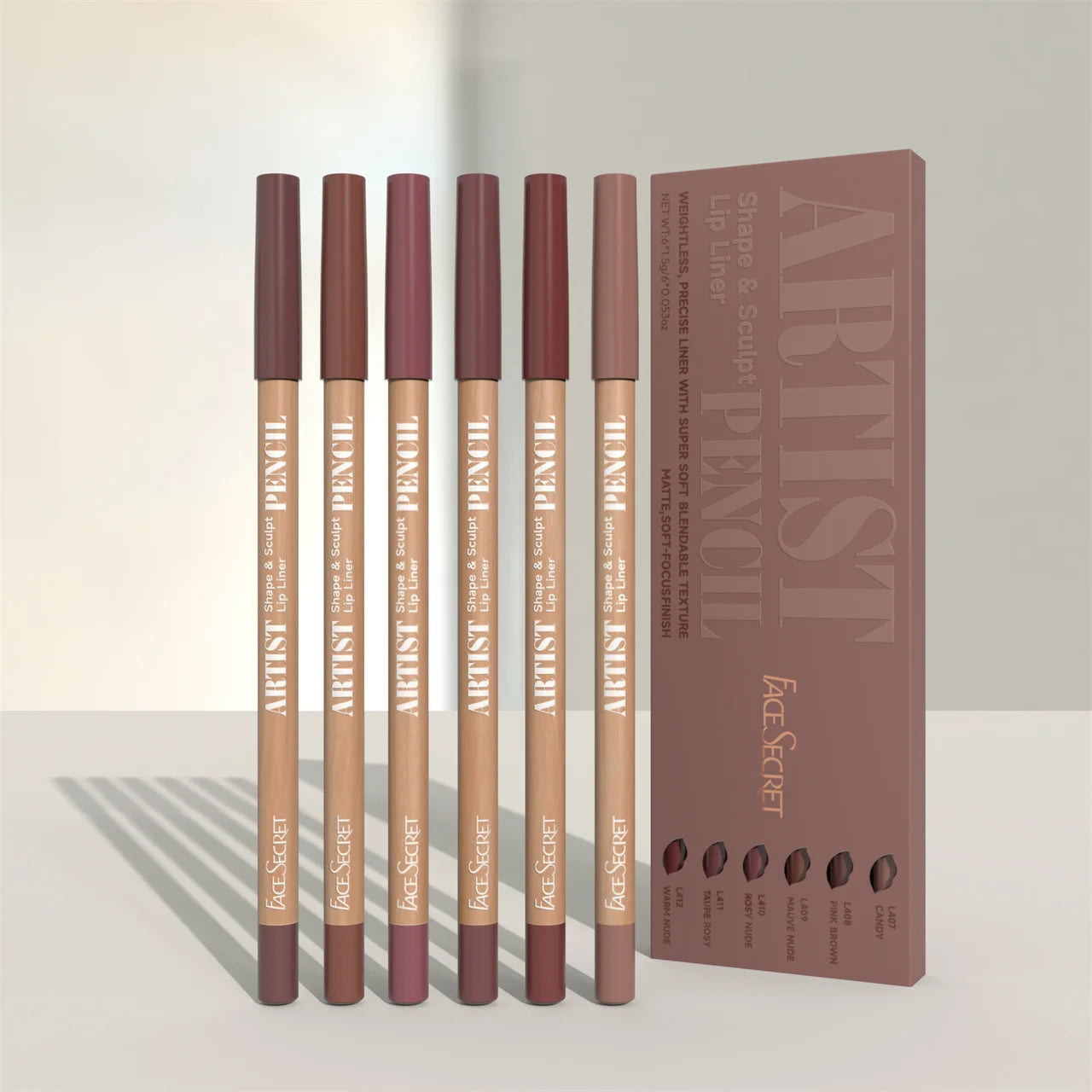 Waterproof Lip Liner Pencil – Long-Lasting, Smudge-Proof Precision