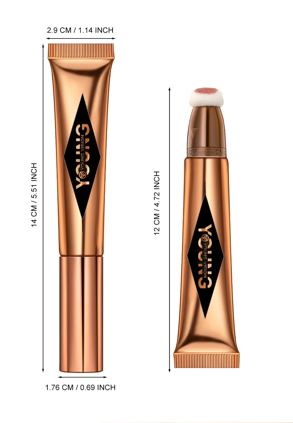 All-in-One Makeup Set - Air Cushion, Rouge, High Gloss & Blush (6 Colors)